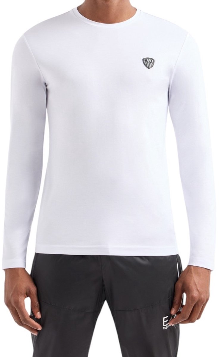 Ea7 Emporio Armani 8npt17_pjrgz T-shirt Met Lange Mouwen Wit XS Man