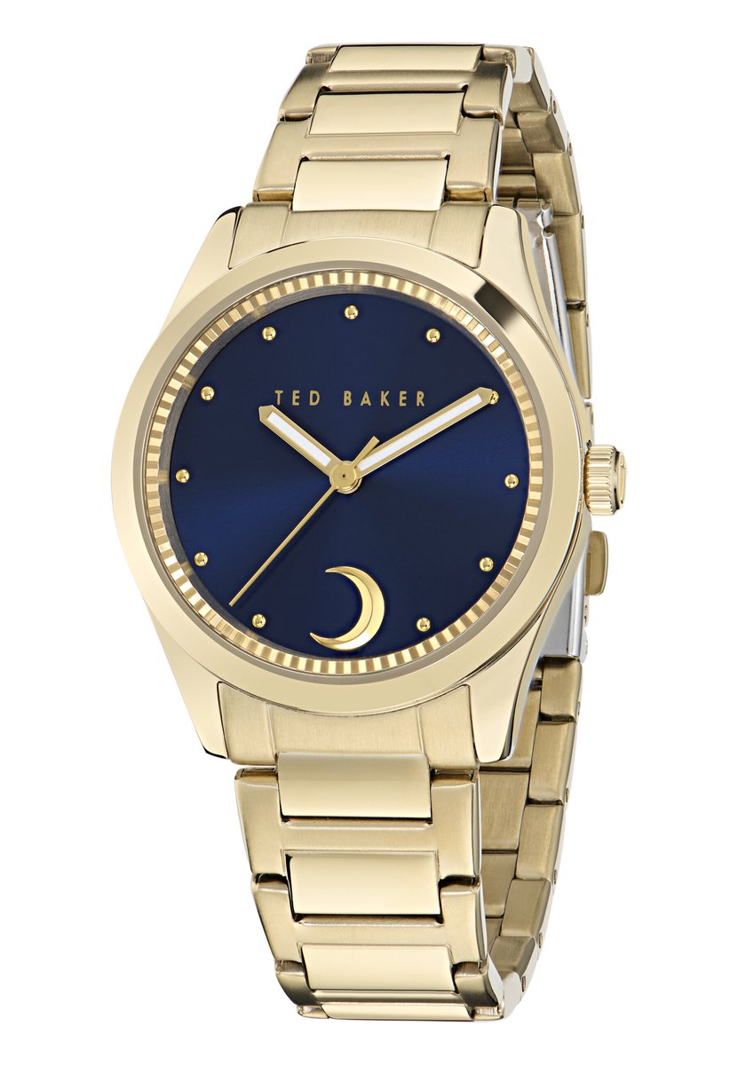 Ted Baker Coolly Quartz Analoog Horloge Goudkleurig Kast: 100% Roestvrij Staal | Armband: 100% Roestvrij Staal 34 mm BKPCLF506W0