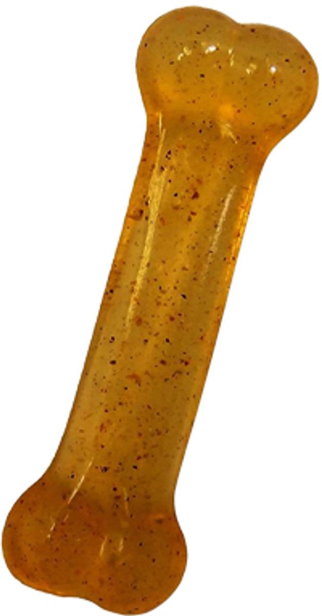 Nylabone Puppy Bone Flexible Bruin - Hondenspeelgoed - Medium Tot 16kg thumbnail 6