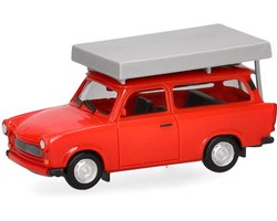 Trabant 601 S Universal + Daktent, Rood