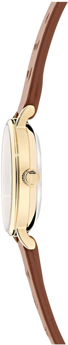 Ted Baker Staciie Quartz Analoog Horloge Bruin Kast: 100% Roestvrij Staal | Armband: 100% Leer 28 mm BKPSTF401W0