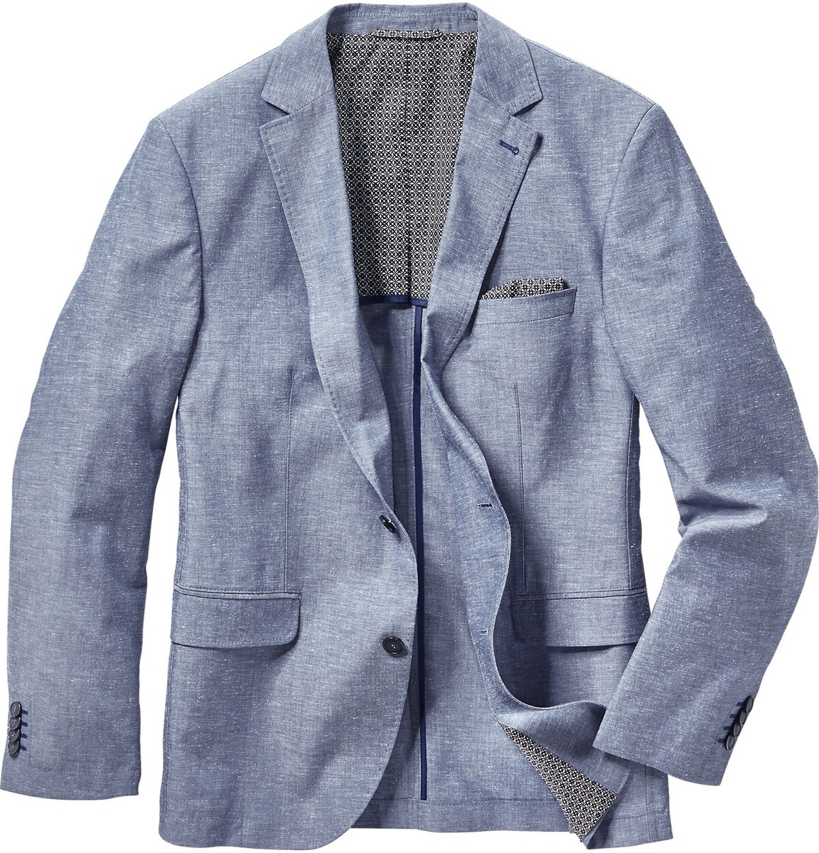 Babista herren Colbert - 50 - blauw - Plus Size