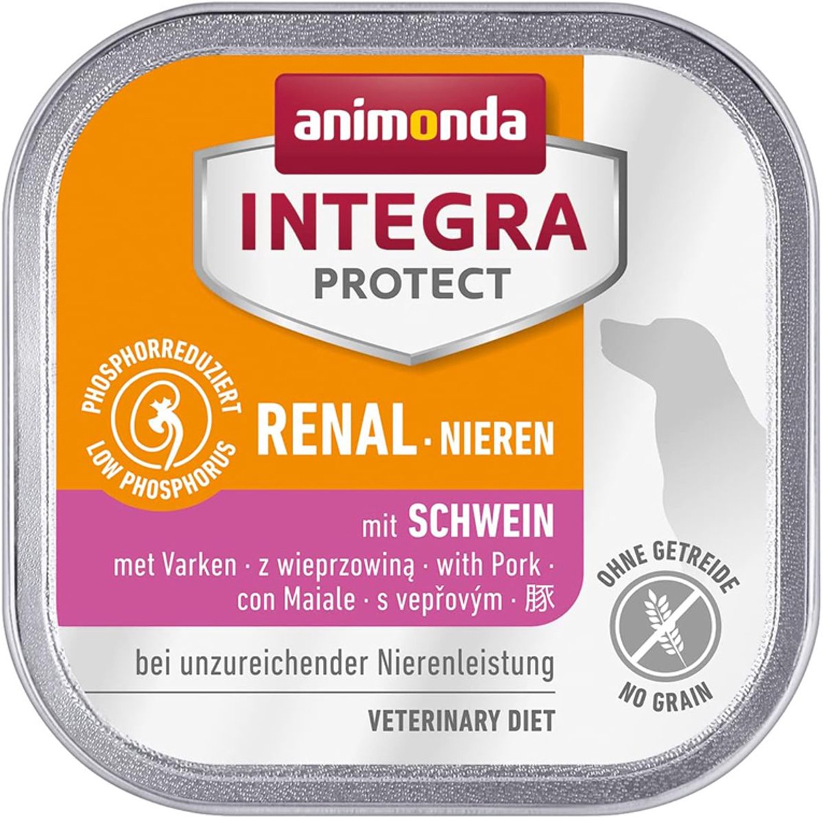 Animonda Animonda Integra Protect Dog Nieren - Varken - Kuipje - 11 x 150 g