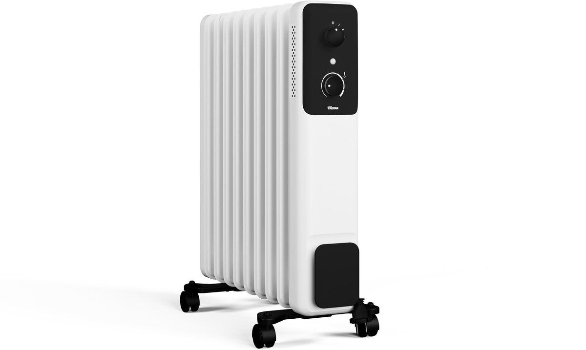 Tristar KA-5379 Oliegevulde Radiator – Elektrische Verwarming 2000W – Stil – Met Thermostaat – 3 Warmtestanden – Mobiele Kachel