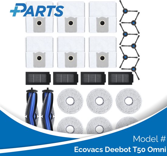 Ensemble D'accessoires 25 Pièces Pour Aspirateur Robot ECOVACS DEEBOT T50 Pro Omni T50 Omni T50 89880673