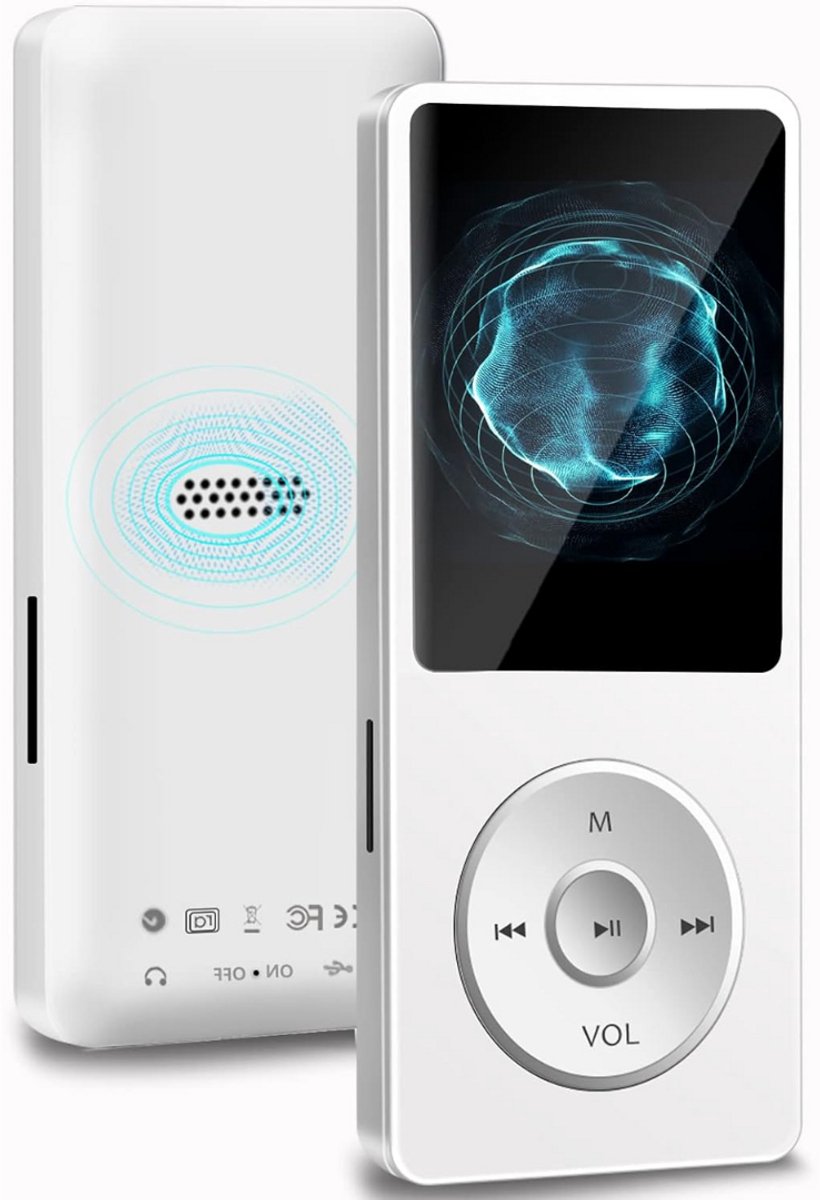 DailySupplies® MP3 Speler Bluetooth - FM-Radio - Wit