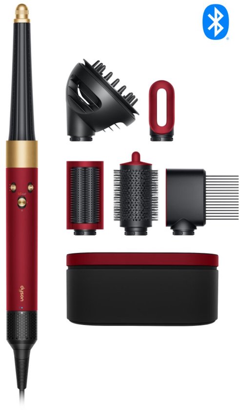 Dyson Airwrap i.d. Curly+Coily – Multistyler – Föhnborstel – Krulborstel – Red Velvet/Goud