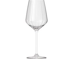 Royal Leerdam - Carré Optics - Wijnglazen - Set van 6 - 38,5 cl - Witte wijn - Glazen
