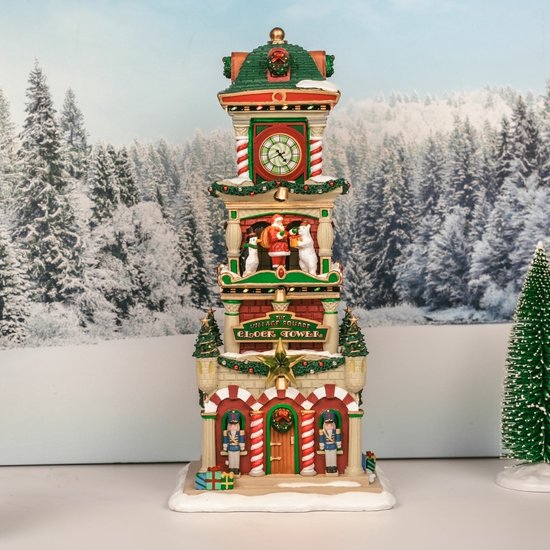 Lemax - The Village Square Clock Tower