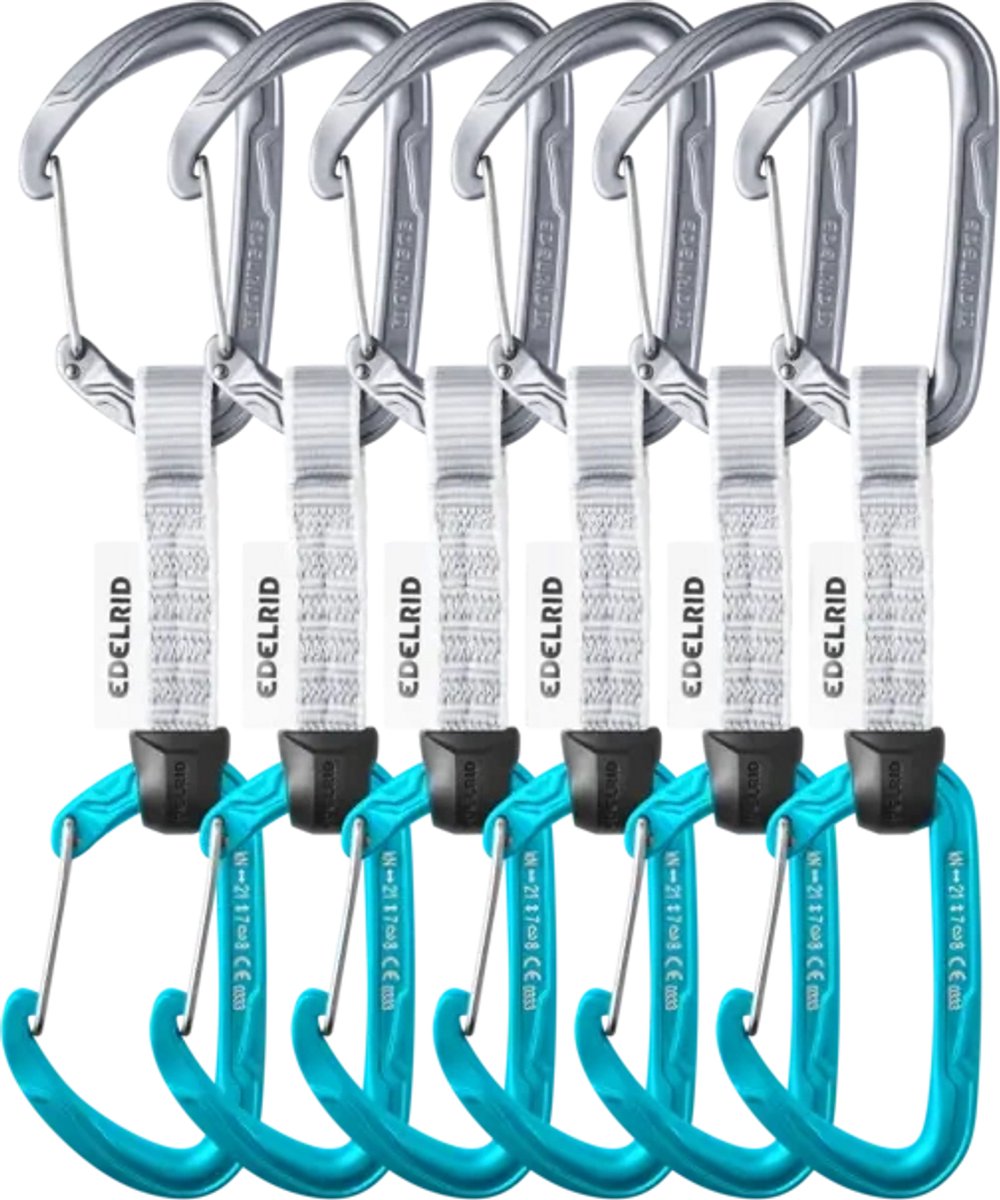 Edelrid Pure Wire Set 6-pack - klimset - quickdraw - sportklimmen