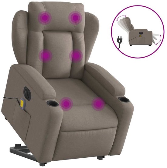 vidaXL Sta-op-massagestoel Elektrisch