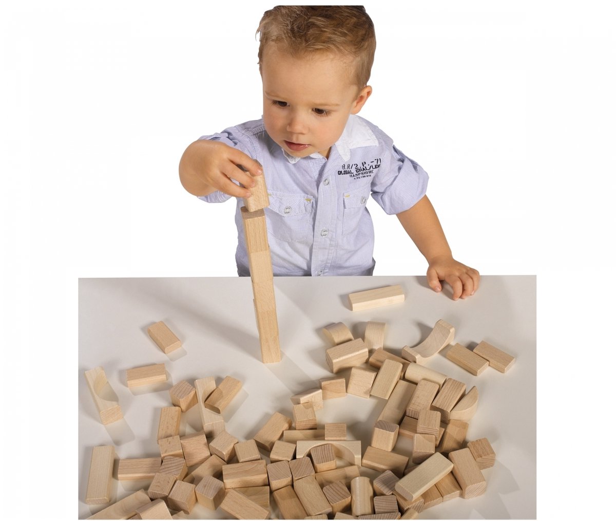 Eichhorn Natural Wooden Blocks — afbeelding 5