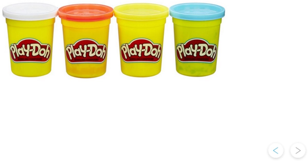 Play-Doh 4-pack Levendige kleuren - Potjes 85 gram - Boetseerklei — afbeelding 11