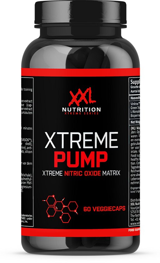 XXL Nutrition - Xtreme Pump - Vinitrox & Bioperine - 60 Veggiecaps