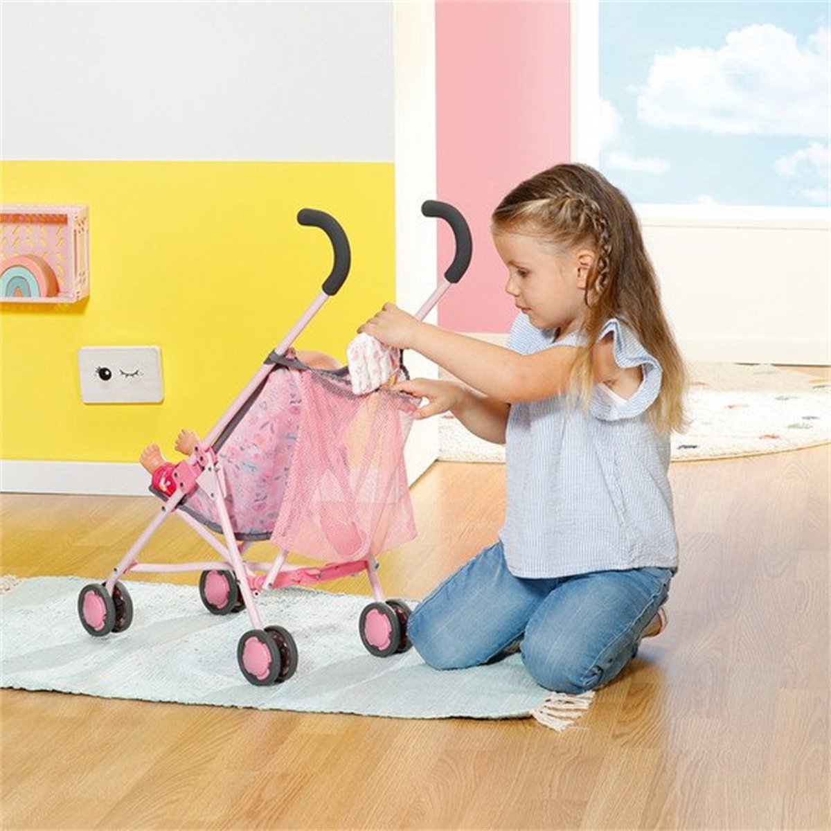 BABY born wandelwagen met tas - Poppenwagen — afbeelding 2
