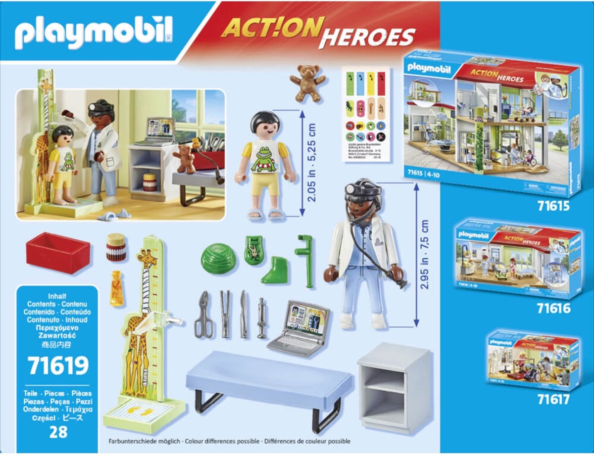 PLAYMOBIL My Life Kinderarts met teddybeer - 71619 — afbeelding 2