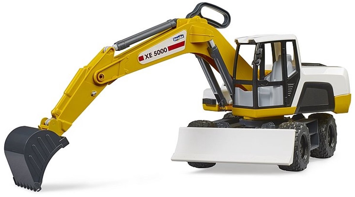 Bruder 03413 XE 5000 Graafmachine op wielen met draaibare bak thumbnail 2