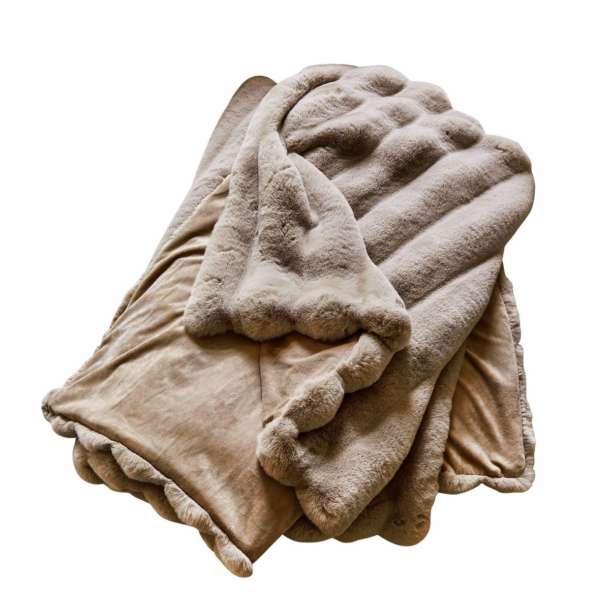 Loberon Plaid Caelira beige