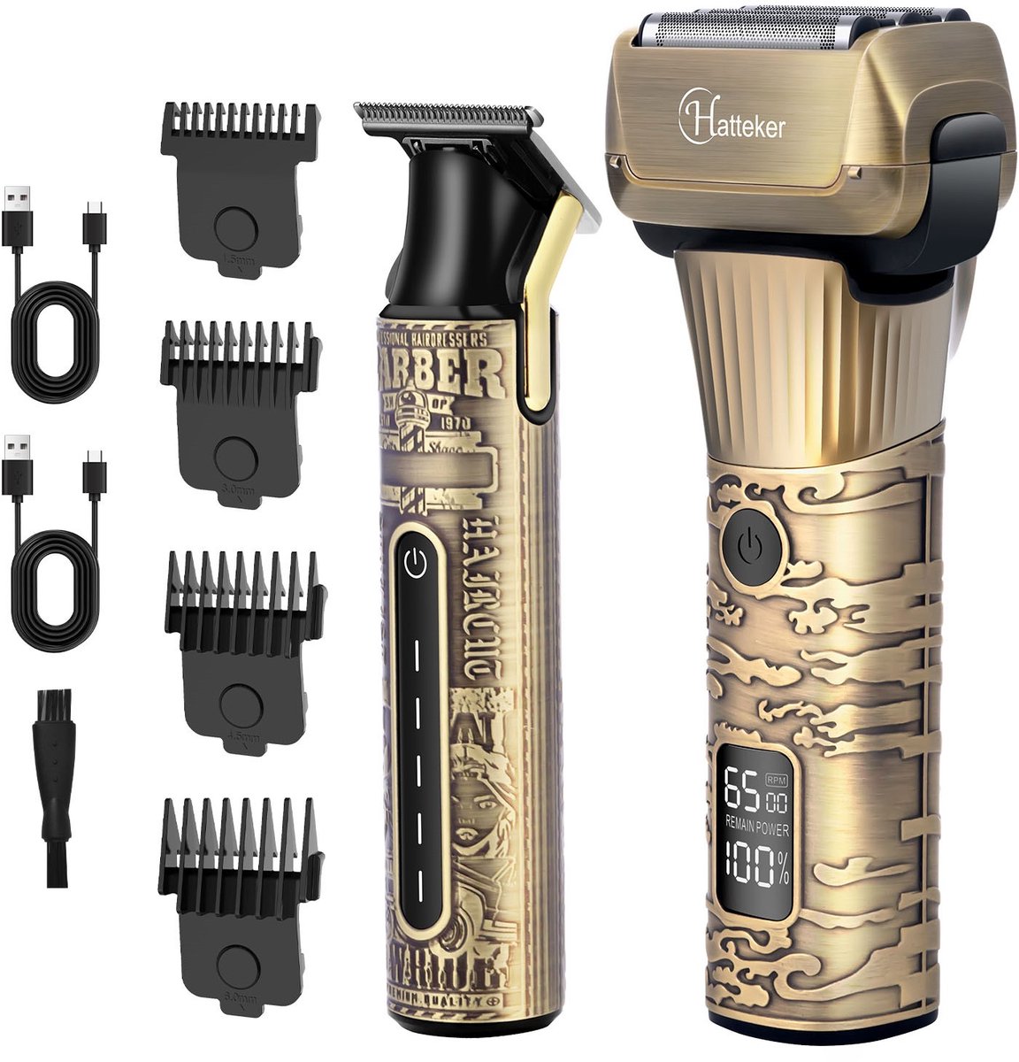 Hatteker Foliescheerapparaat voor Heren - Elektrisch - afbeelding 2