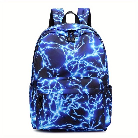 Jongens Rugzak | Bliksem Rugzak | Studenten Rugzak | Kinderen Boekentassen | Duurzame Schoolrugzak | Stevige Rugzak | Rugzak voor Reizen | Waterdicht | 20 Liter