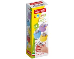 foto van Quercetti zachte bouwblokken baby speelgoed met geluid 4-delig sensorisch.