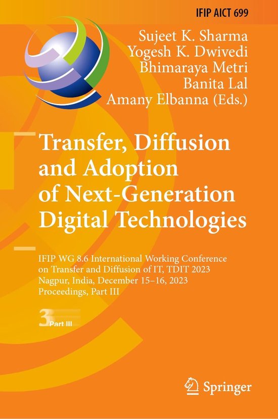 Springer Nature Proceedings Computer Science 3 - Transfer, D ... - cover