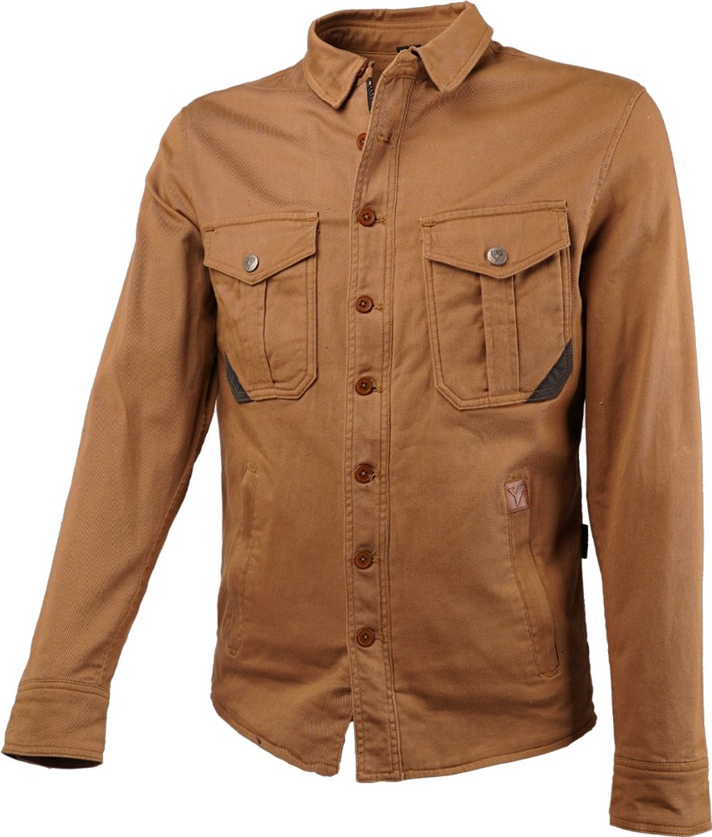 By City Motorrad Hemd Suv Ii Shirt BYC0091 Beige-L