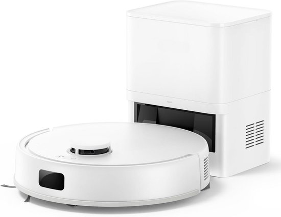 SCH® Robotstofzuiger met laadstation - Robotstofzuiger - Robotstofzuiger huisdieren - Wit - ‎32 x 32 x 10cm