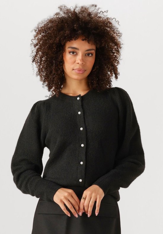 Notre-V Nv-grace Truien & vesten Dames - Sweater - Hoodie - Vest- Zwart - Maat S