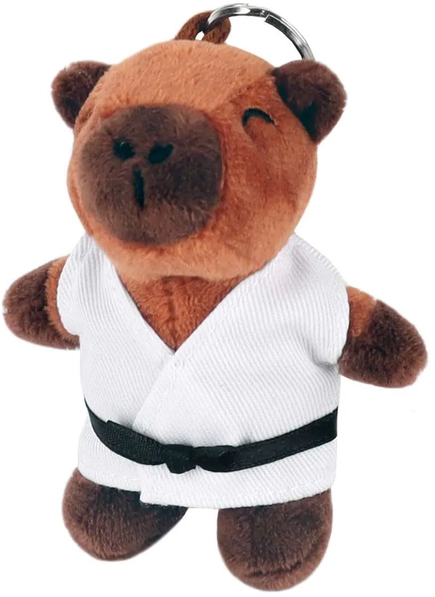Sleutelhanger Capybara in gi