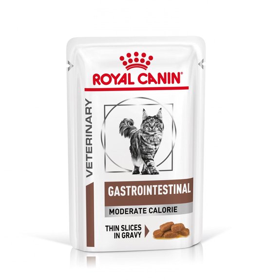 Royal Canin Veterinary Diet Gastro Intestinal Moderate Calorie Wet - Kattenvoer - 12x85 g