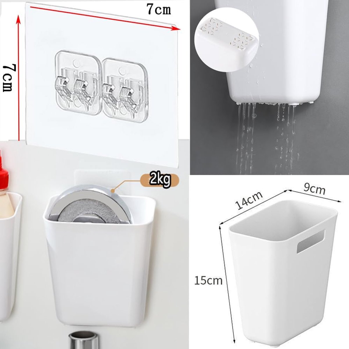 Buxibo 4x Koelkast Organizers Set Multifunctionele Koelkast/Badkamer/Kast/Kantoor Bakjes Buxibo 4x Koelkast Organizers Set Multifunctionele Koelkast/Badkamer/Kast/Kantoor Bakjes