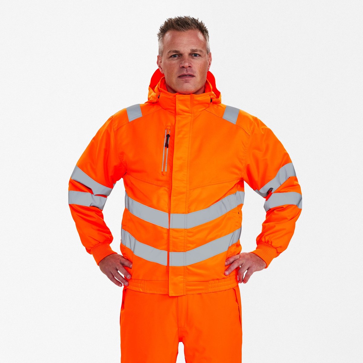 Engel Safety pilot jack 1247-935 - Hi-vis Orange - XS