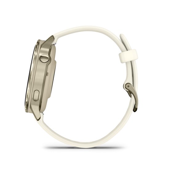 Garmin Venu 4 - Multisport smartwach - 41 mm - AMOLED - Goudkleurig/Creme