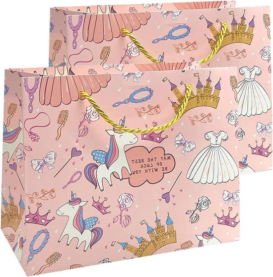 YAYODS 30 stuks transparante pvc-cadeautasjes - 23 cm x 17 cm x