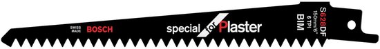 Lame de scie sabre Bosch S 628 DF Special for Plaster - 2 pièces