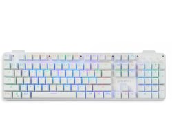getcetera Gaming Keyboard 104 Keys – Blue Switches – RGB – Wit – Bedraad – USB-C – Numeriek Keypad – Anti-Ghosting