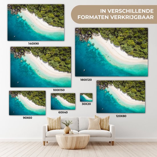 Peintures sur Toile Plage - Pierres - Australie - 150x100 cm - Décoration murale