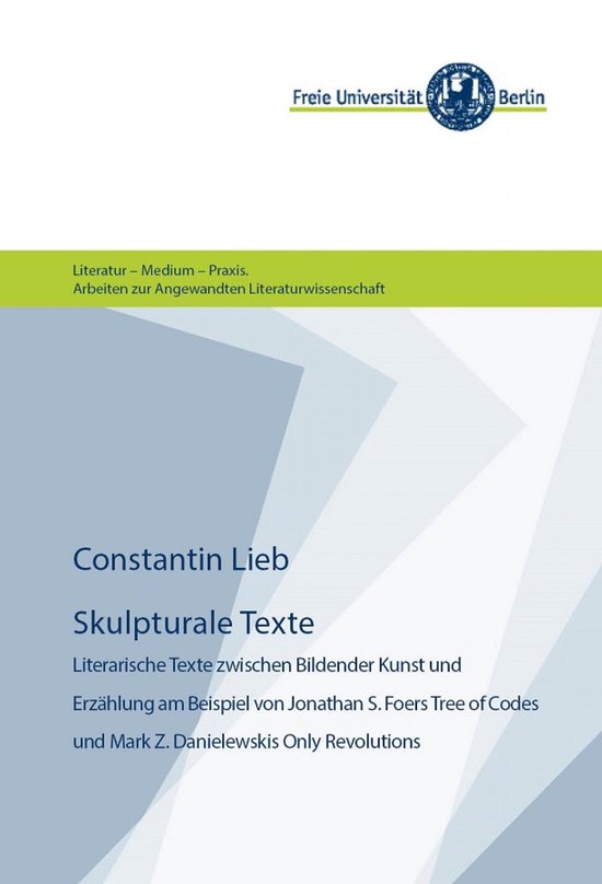 Skulpturale Texte - cover