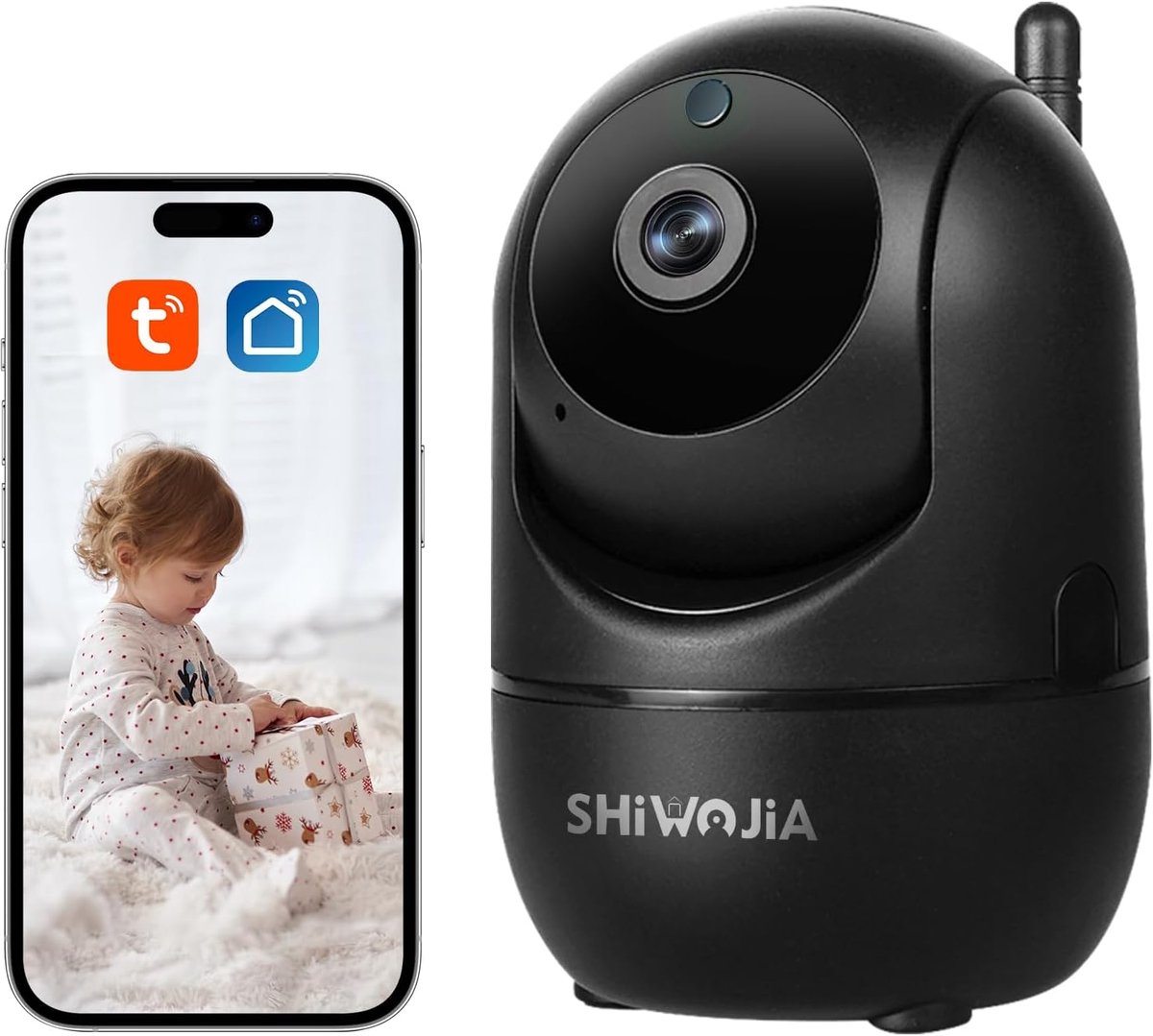 Smart Life Wifi Kamera met Nachtzicht en Bewegingsdetectie voor Binnen