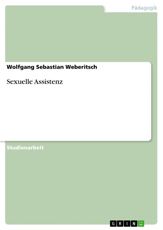 Sexuelle Assistenz - cover