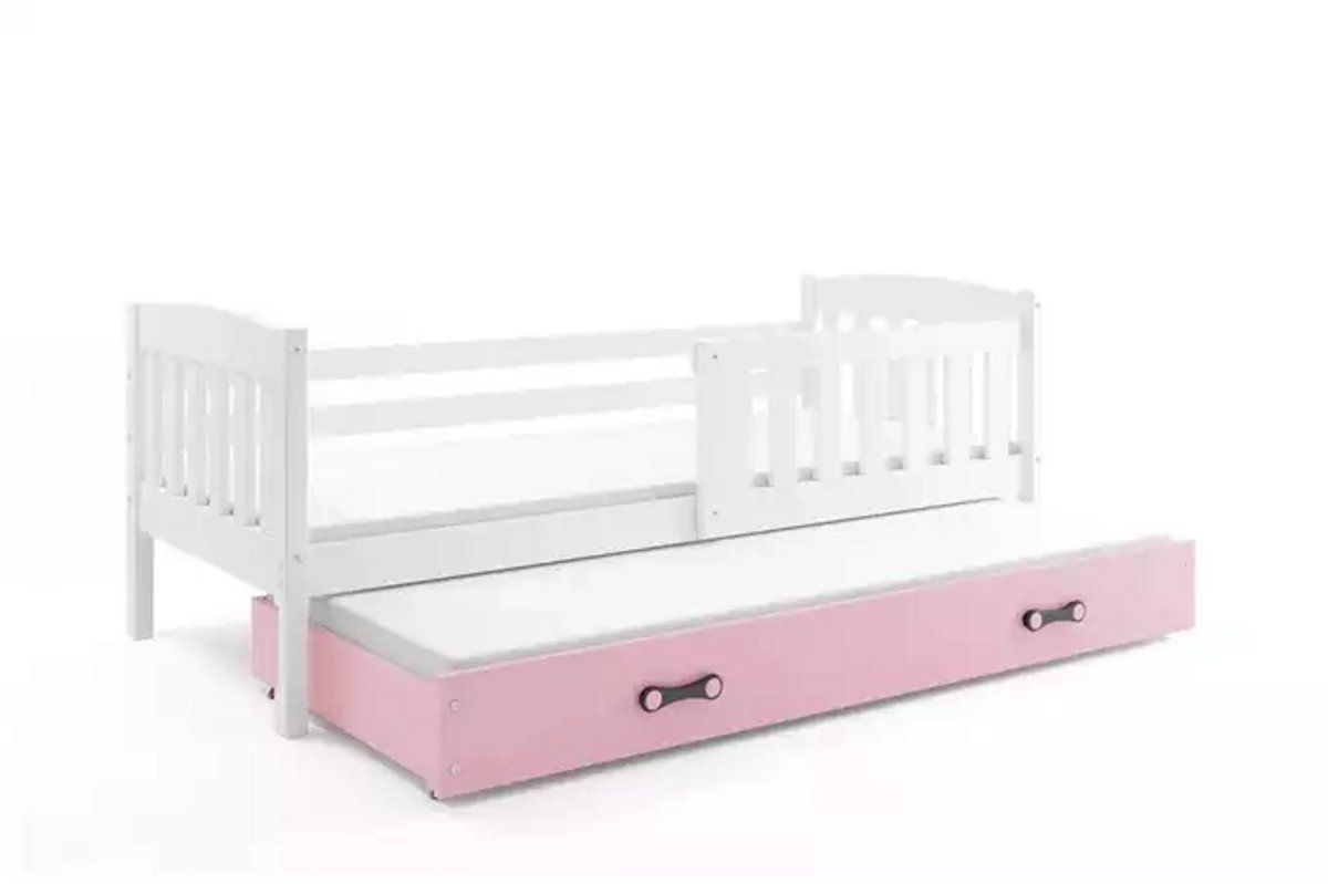 BMS - KUBUŚ Extendable Youth Bed - 90x190 - Wit/Roze