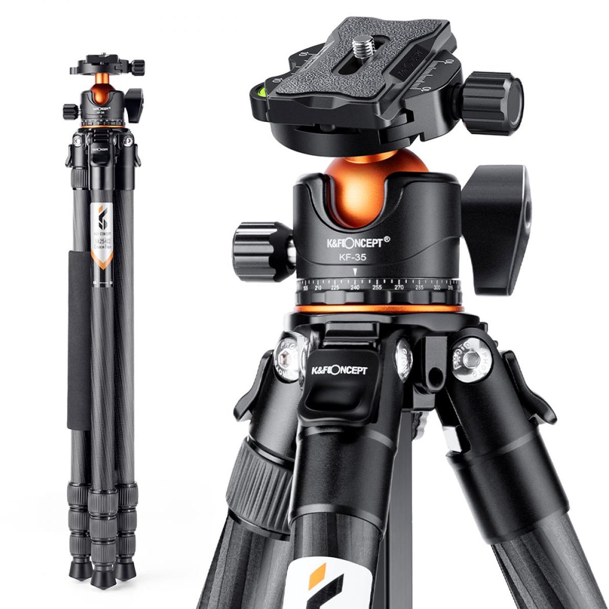 K&F A254C4 Carbon Statief