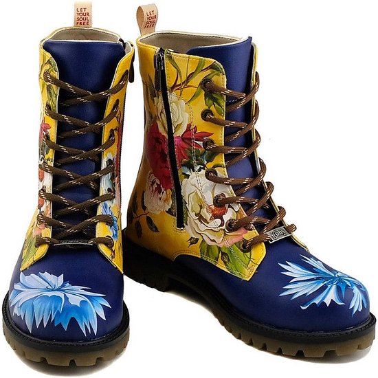 GOBY - Golden Rose - Bottines - Bottines femme - Bottes femmes - Haute qualité - Fait main - Taille 42