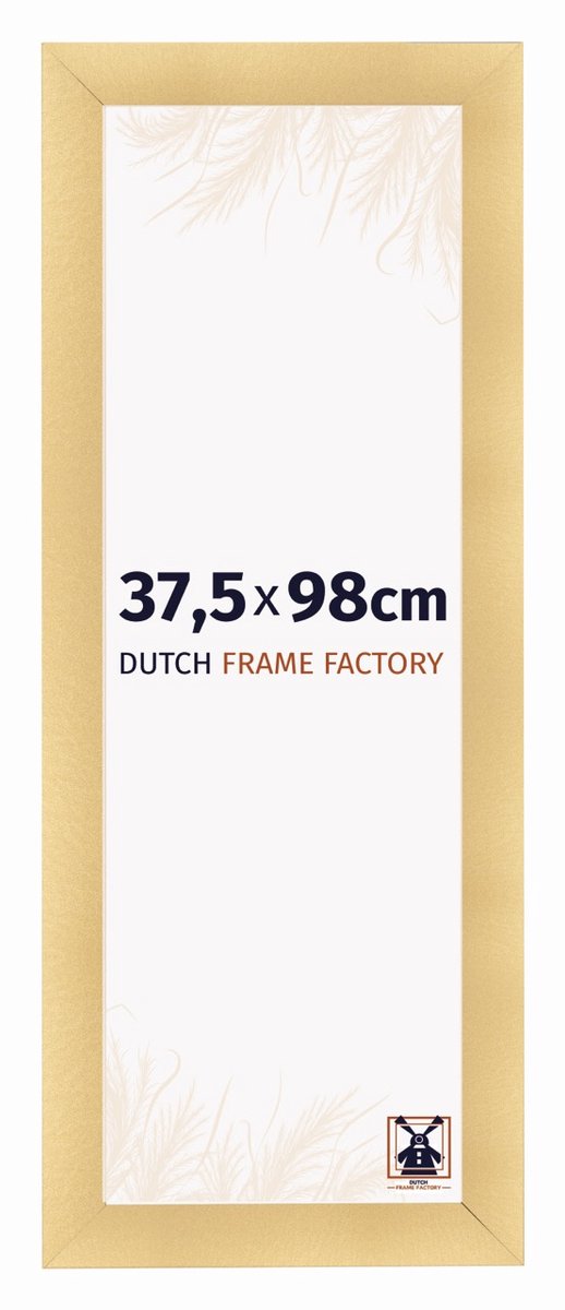 Dutch Frame Factory Fotolijst 37,5x98 cm - MDF - Goud Mat - Praag