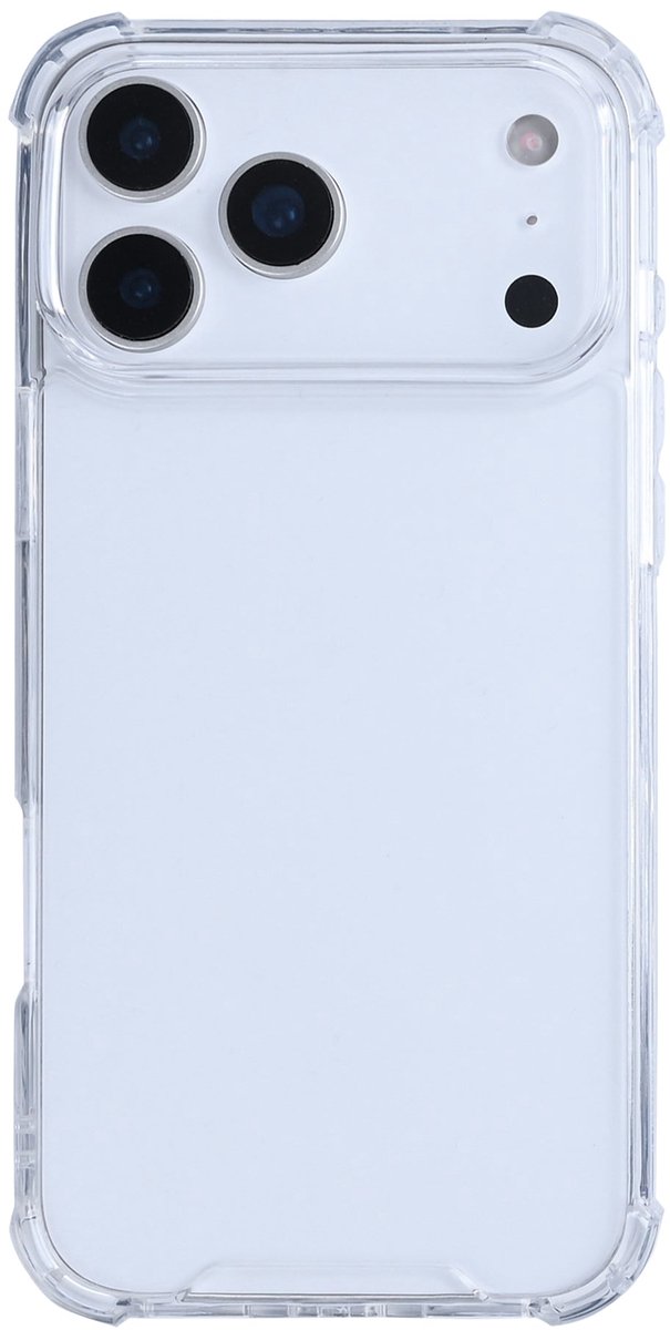 Rixus Anti-Burst Case For Apple iPhone 17 Pro Transparent