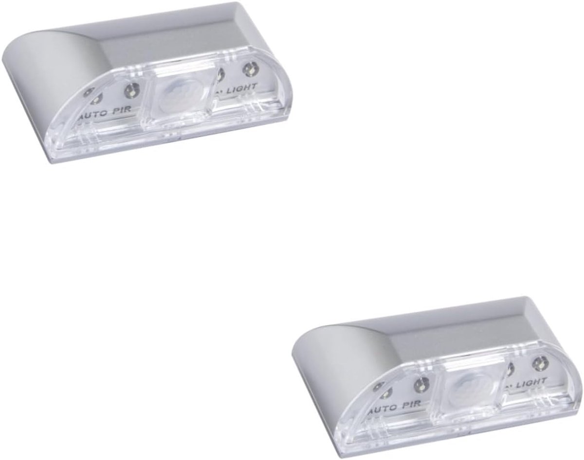 2 Stuks LED Bewegingssensor Licht - Voor Deur, Keuken, Garage en Meer