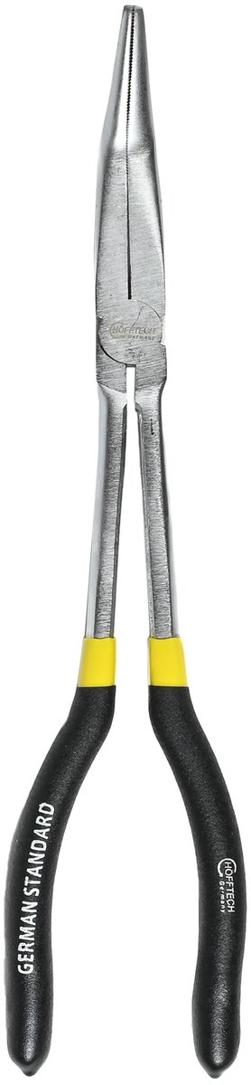 Hofftech Langneus bektang - gebogen 45 graden - 280 mm - antislip handvatten