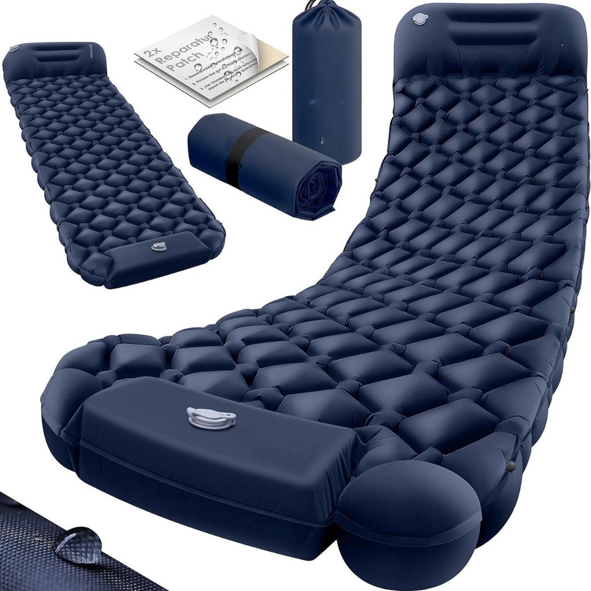 Thuys – Camping Matras – Campingbedje Matras – Campingmatras Met Opbergtasje – Zeer Comfortabel