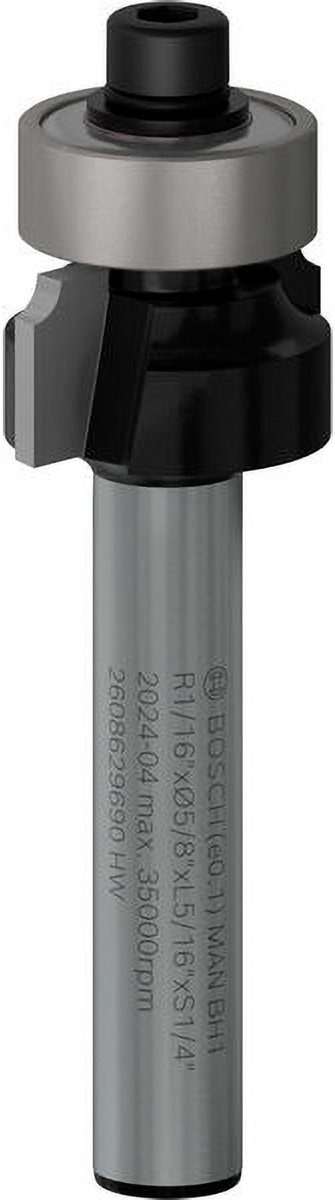 Bosch PRO Abrundfräser R 1/16 Schaft 1/4 - 2608629690
